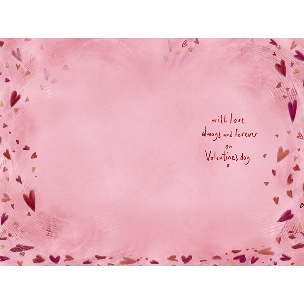 Lovely Wife Softly Drawn Me to You Bear Valentine's Day Card Extra Image 1